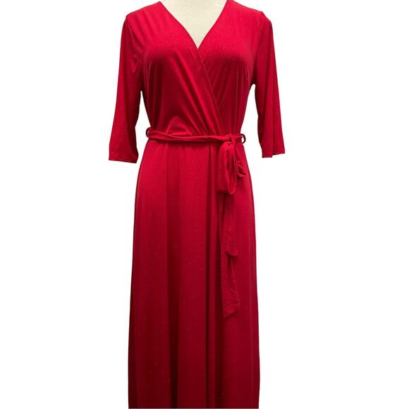 Style Plus Boutique Size 3X Red Evening Long Dress - Picture 2 of 3
